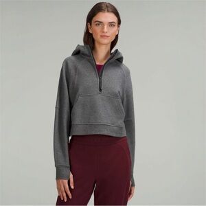 Lululemon Scuba Oversized Half-Zip Hoodie •Heathered Speckled Black